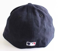 画像2: USA製 NEW ERA 59FIFTY MLB New York Yankees ニューヨーク ヤンキース ウール ベースボールキャップ 紺 (2)