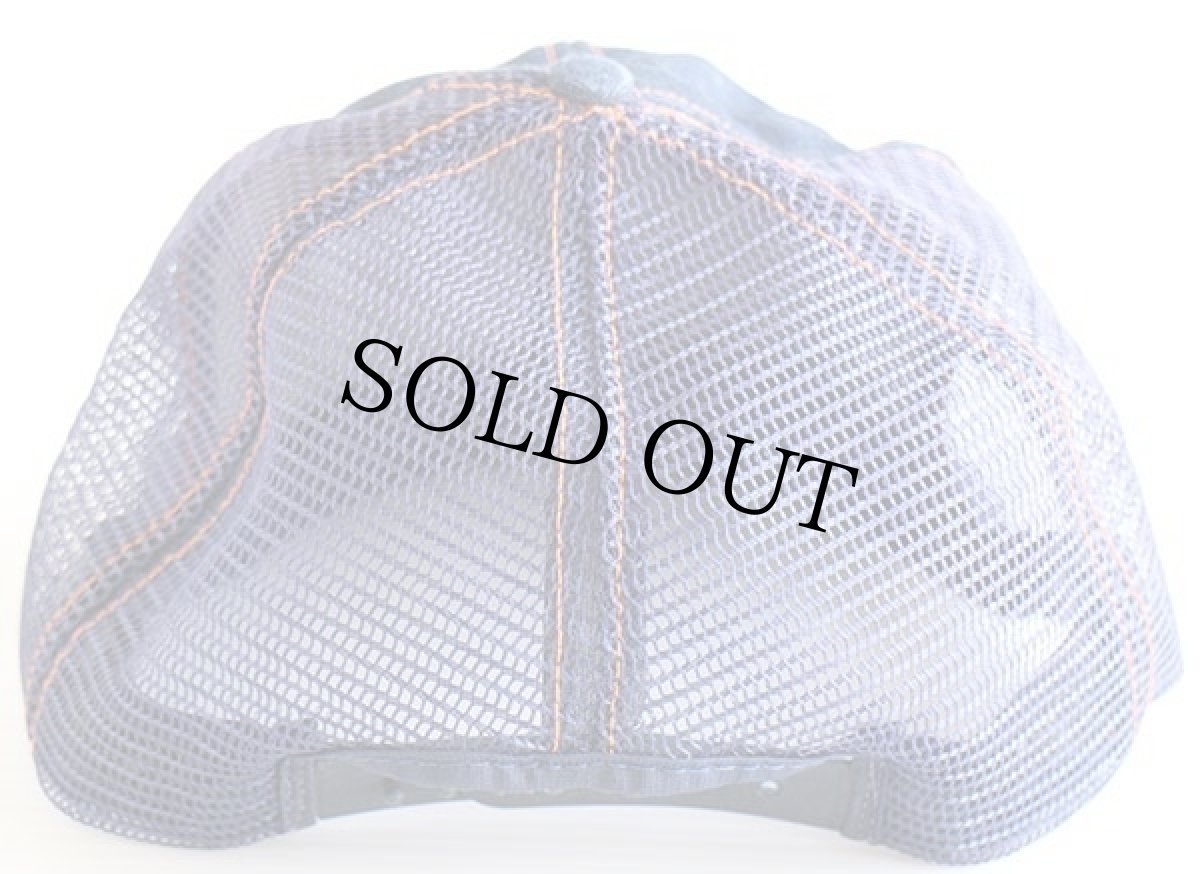 画像2: 80s USA製 QUALITY ALUMINUM,INC. パッチ付き デニム×メッシュキャップ 紺★B (2)