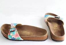 画像2: ドイツ製 Papillioパピリオ BIRKENSTOCKビルケンシュトック マドリッド フラワー柄 総柄 36/23★サンダル (2)