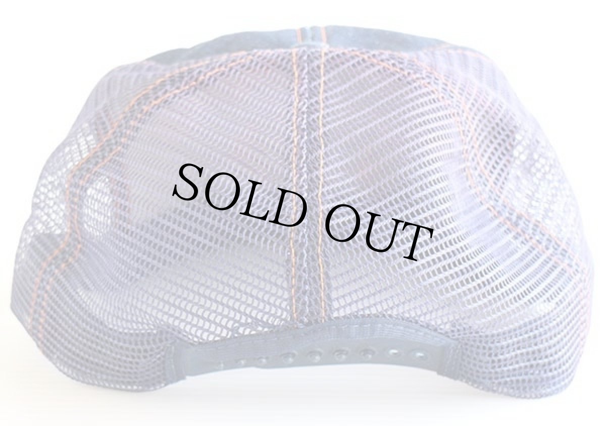 画像2: 80s USA製 QUALITY ALUMINUM,INC. パッチ付き デニム×メッシュキャップ 紺★A (2)