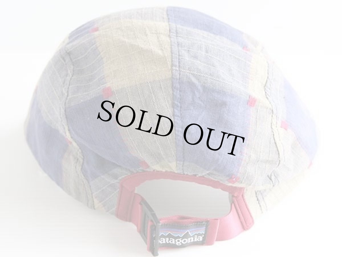 画像2: 90s patagoniaパタゴニア チェック柄 スプーンビル キャップ M (2)