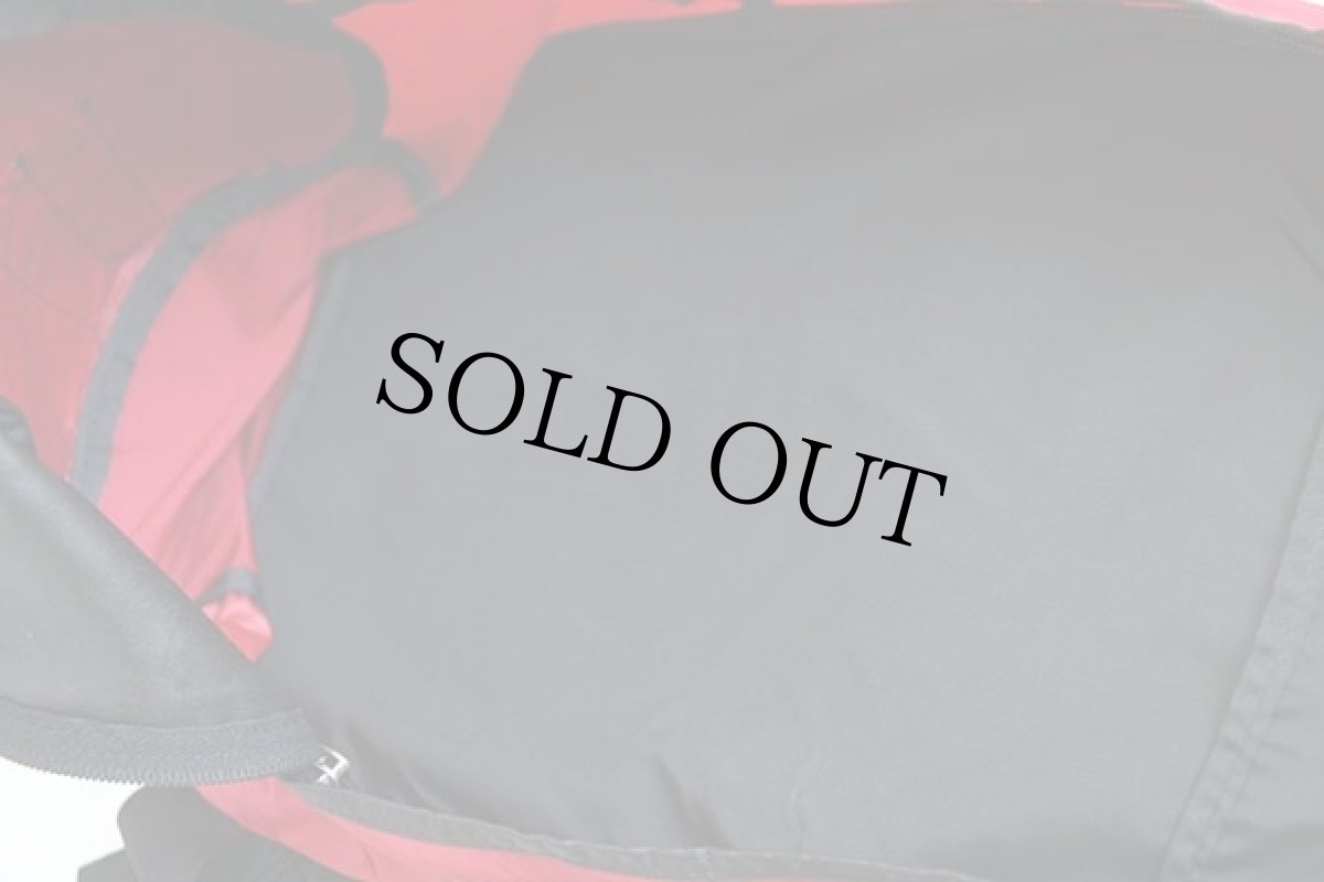 画像6: 00s USA製 patagoniaパタゴニア デカタグ ナイロン デイパック 赤×黒★リュックサック (6)