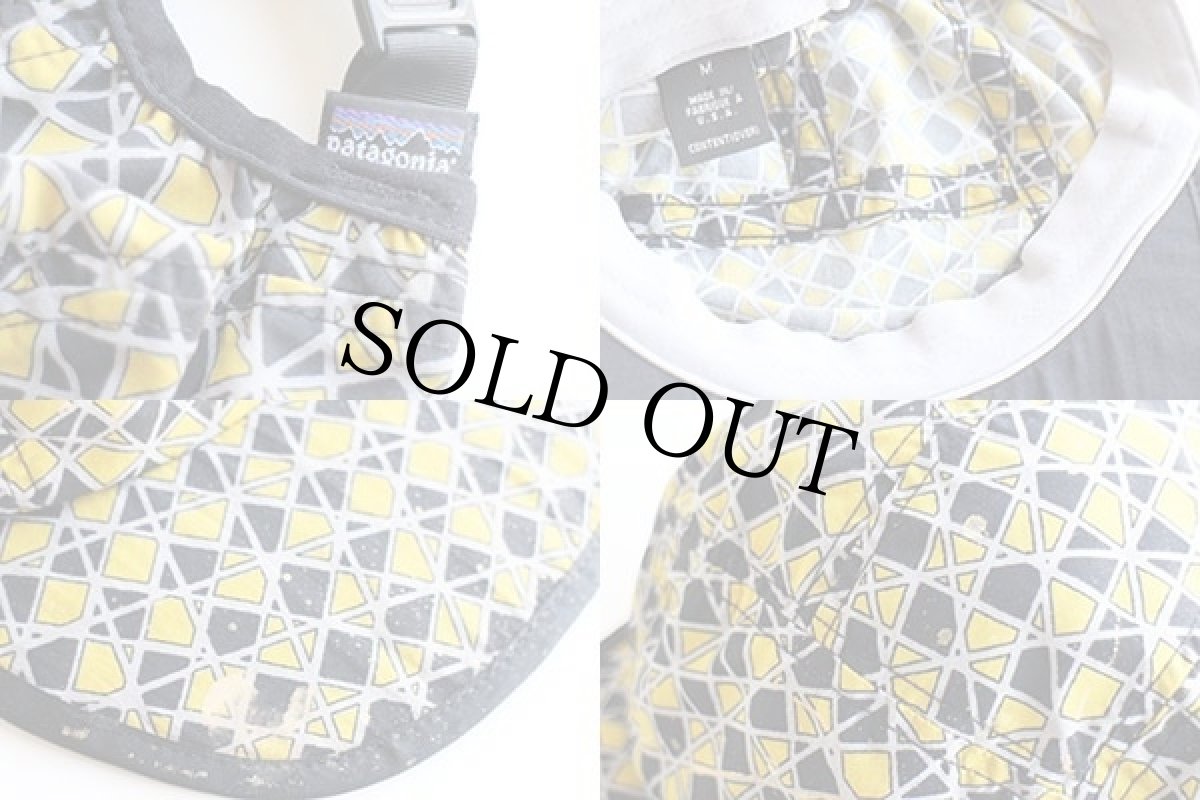 画像4: 90s USA製 patagoniaパタゴニア 総柄 スプーンビル キャップ M (4)