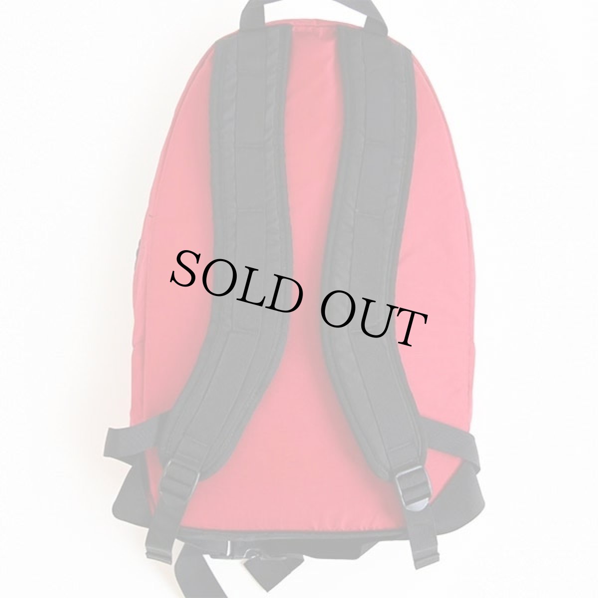 画像2: 00s USA製 patagoniaパタゴニア デカタグ ナイロン デイパック 赤×黒★リュックサック (2)