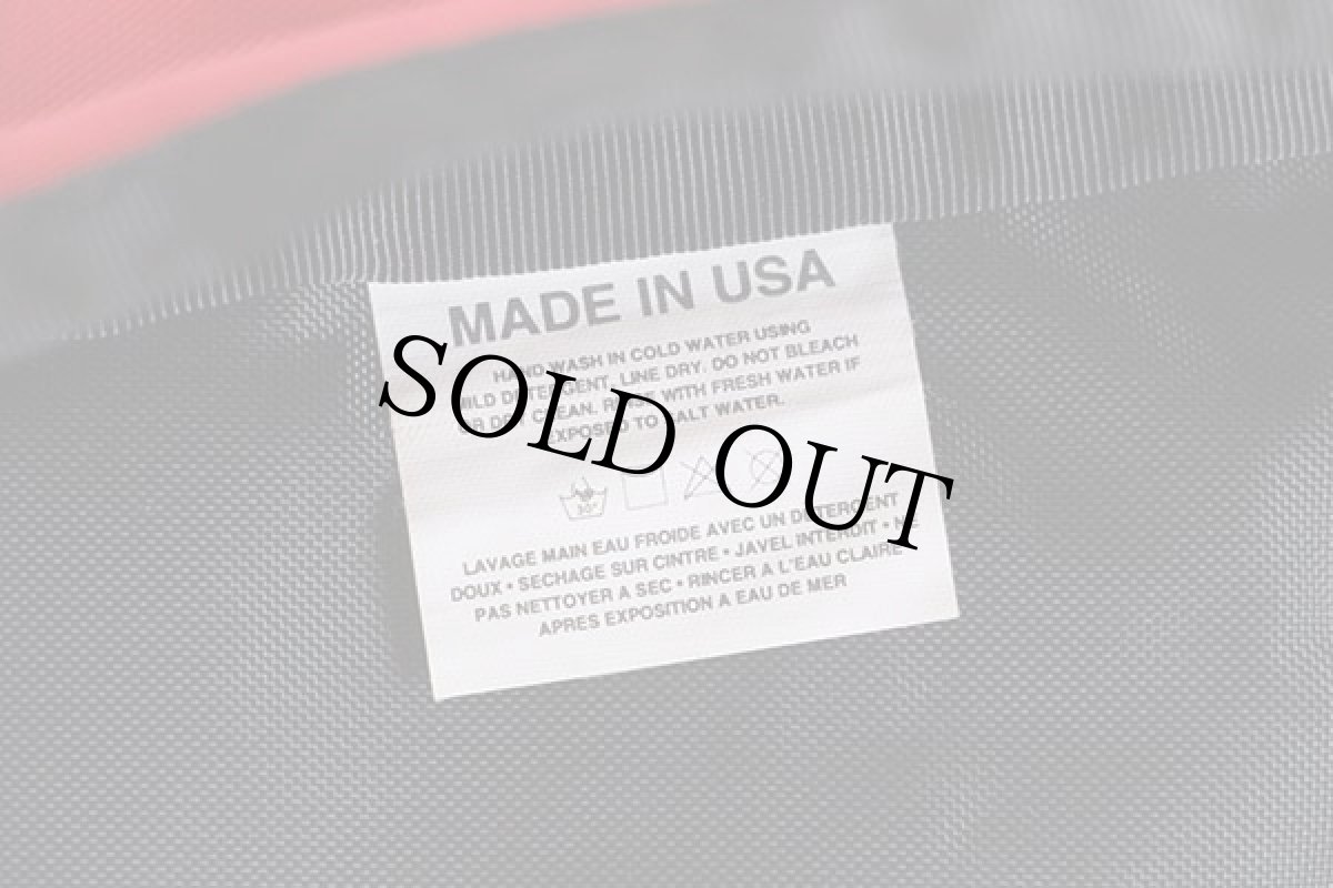 画像4: 00s USA製 patagoniaパタゴニア デカタグ ナイロン デイパック 赤×黒★リュックサック (4)