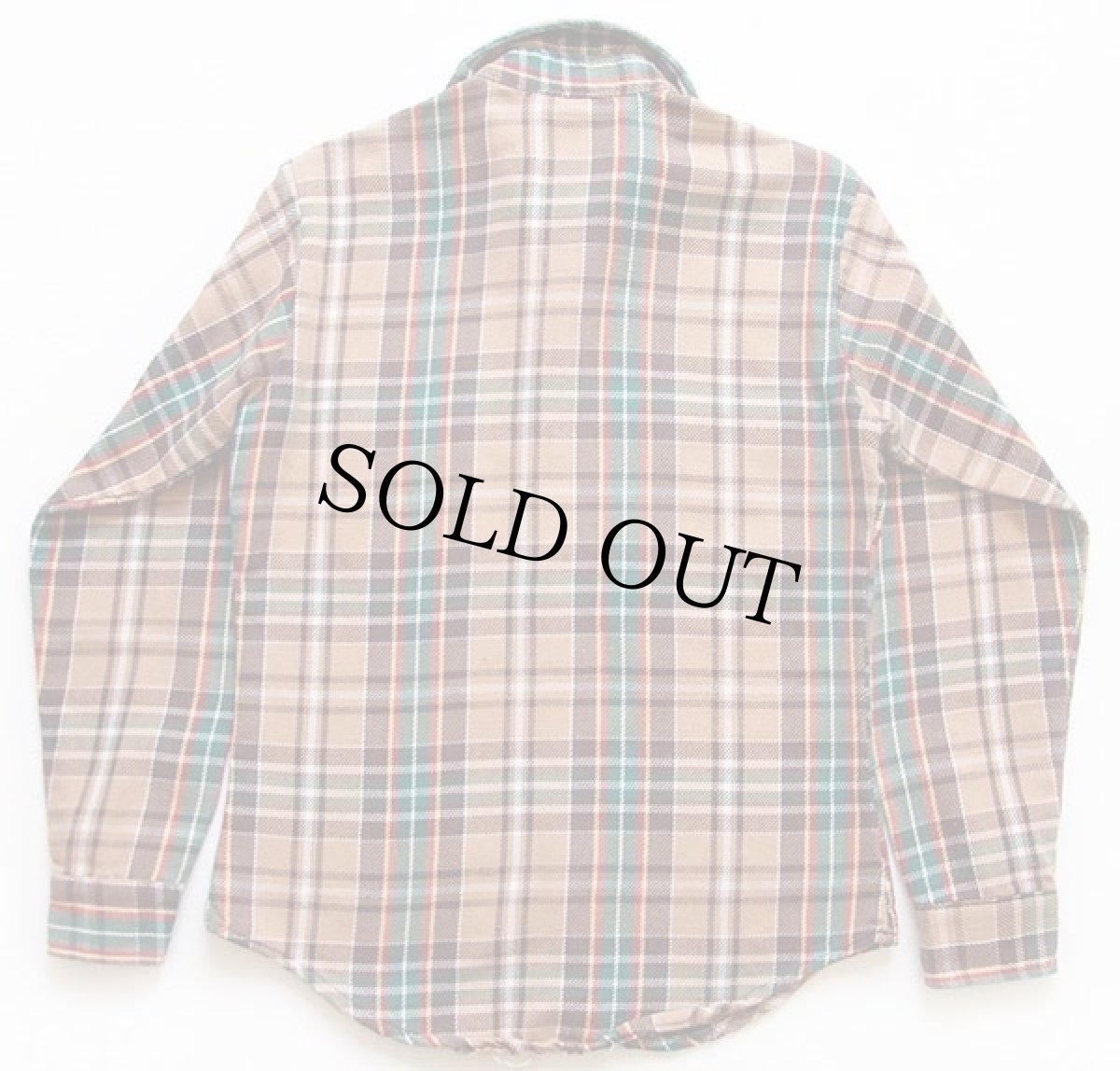 画像2: 70s JCPenney BIGMACビッグマック チェック フランネルシャツ S (2)