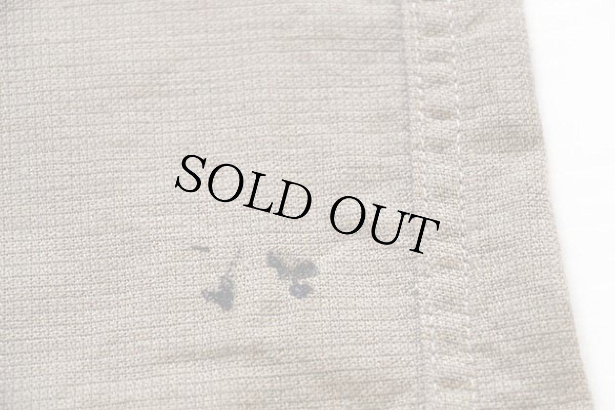 画像6: 40s SEARS HERCULESヘラクレス マチ付き 半袖 コットン ワークシャツ カーキ (6)