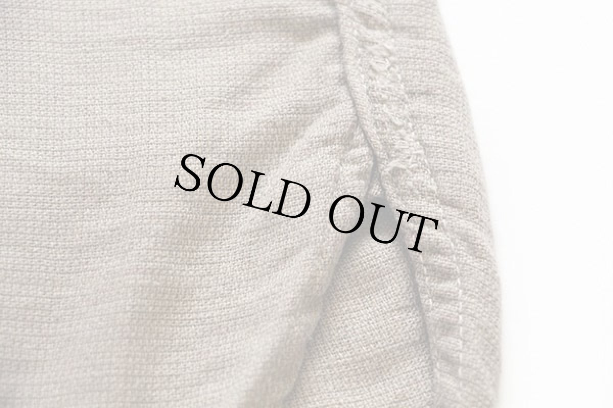 画像5: 40s SEARS HERCULESヘラクレス マチ付き 半袖 コットン ワークシャツ カーキ (5)