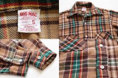 画像3: 70s JCPenney BIGMACビッグマック チェック フランネルシャツ S (3)