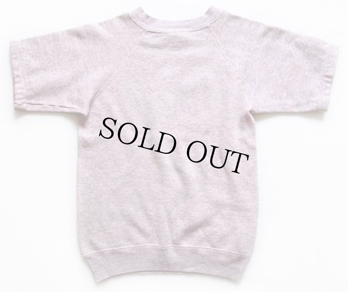 画像2: 90s USA製 Hanes SNOOPY スヌーピー アストロノーツ 半袖スウェット 霜降りピンク S (2)