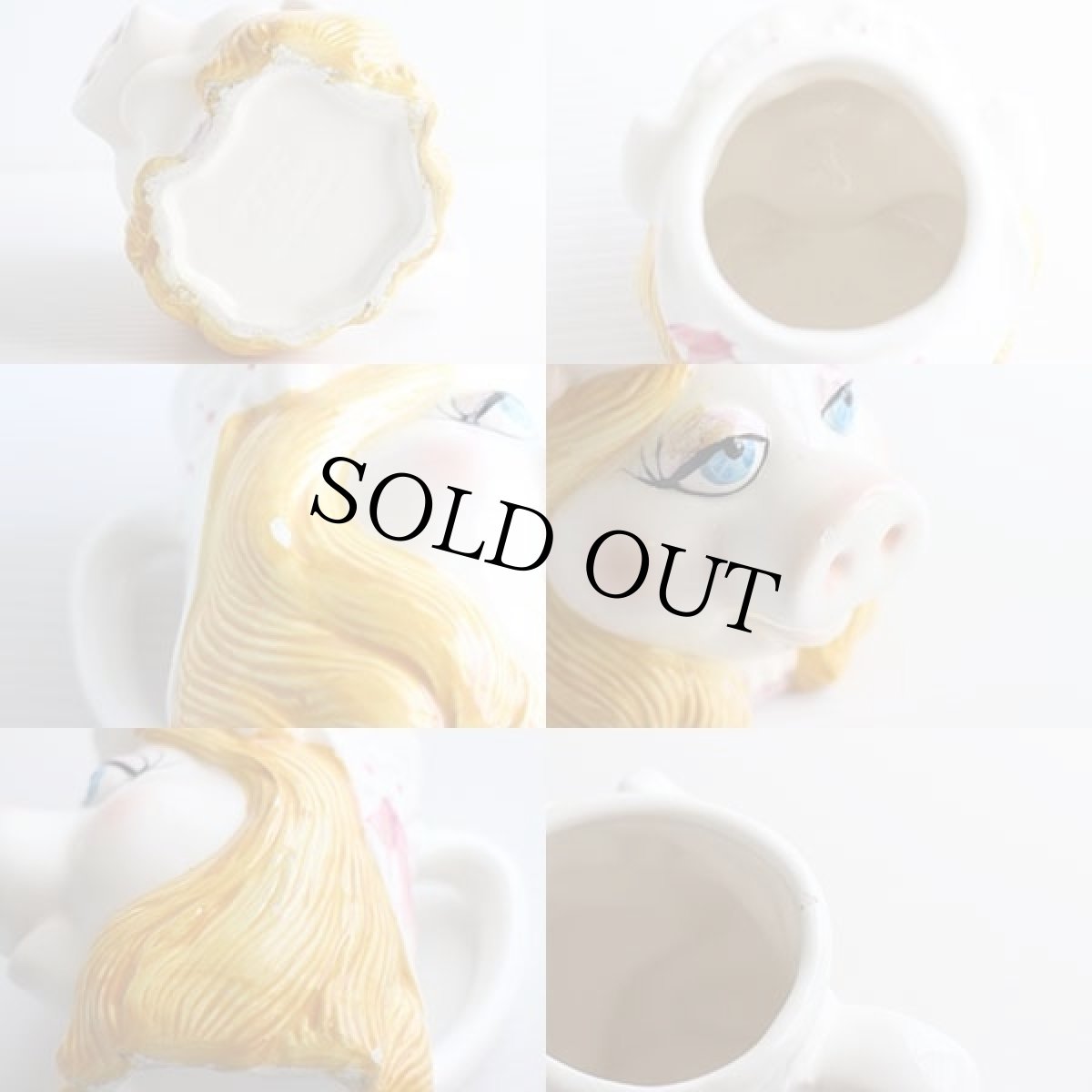 画像6: 80s MISS PIGGY ミスピギー セラミック マグカップ (6)