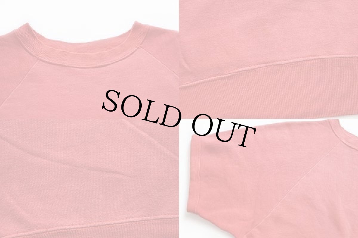 画像3: 60s UNKNOWN 無地 コットン 半袖スウェット 赤★ブランク (3)