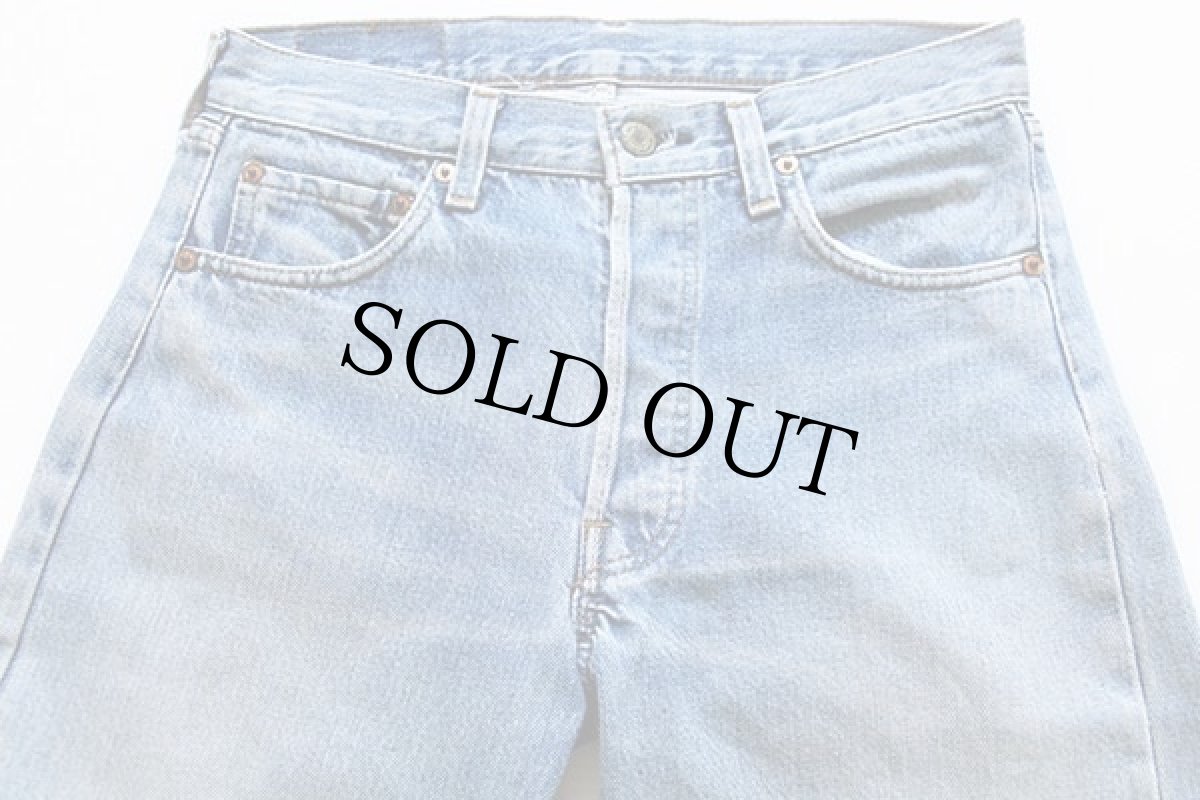 画像3: 80s USA製 Levi'sリーバイス 501 赤耳 デニムパンツ w29 (3)