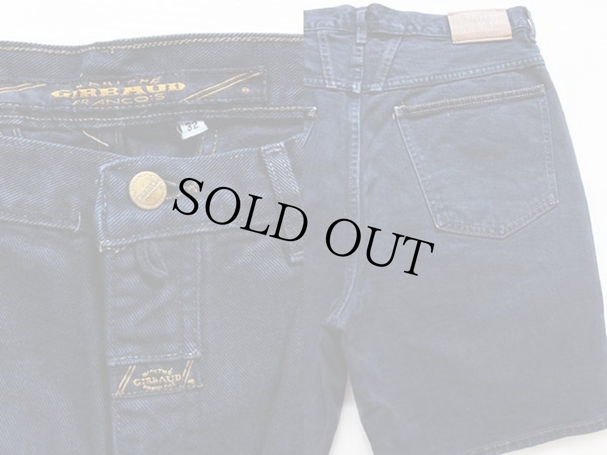 画像3: 90s USA製 MARITHE FRANCOIS GIRBAUDマリテフランソワジルボー カラーデニム ショートパンツ 後染め 紺 w32★ショーツ (3)