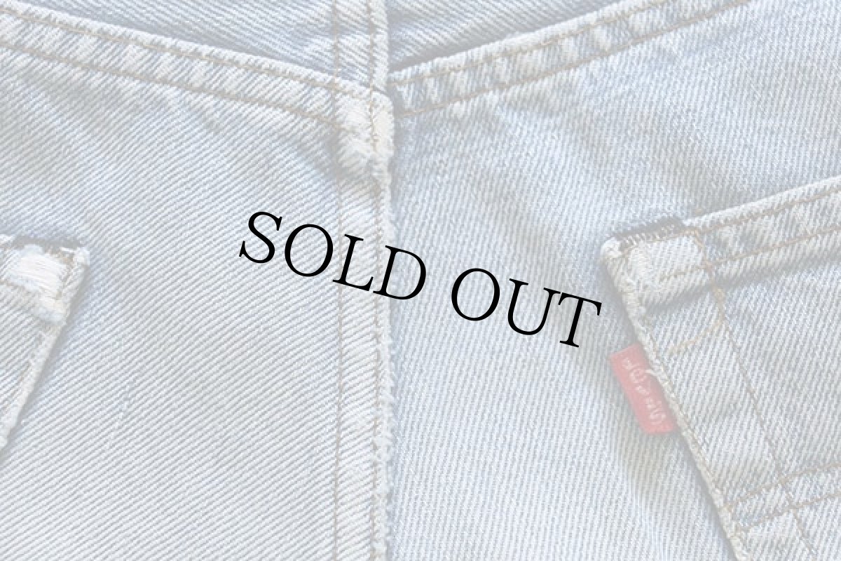 画像8: 80s USA製 Levi'sリーバイス 501 赤耳 デニムパンツ w29 (8)