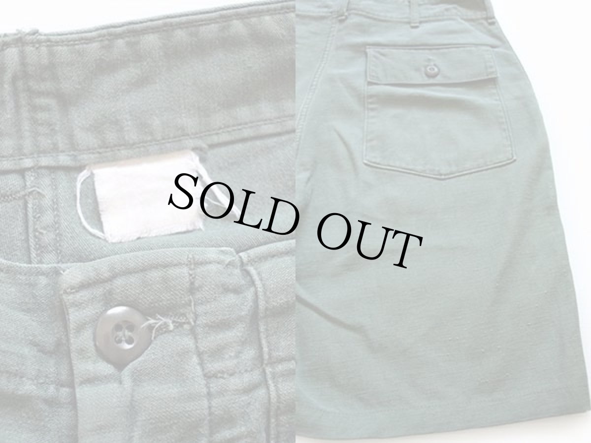 画像3: 60s 米軍 U.S.ARMY ユーティリティ ベイカー ショートパンツ カスタム w34★ショーツ (3)