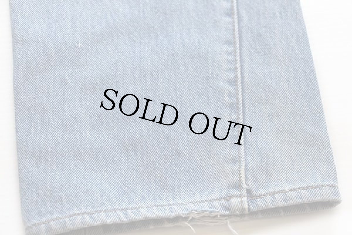 画像7: 80s USA製 Levi'sリーバイス 501 赤耳 デニムパンツ w29 (7)