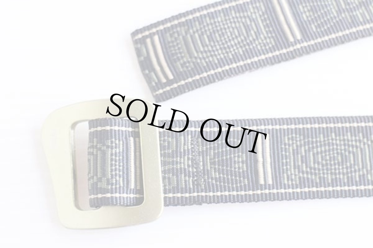 画像2: USA製 REI BISON DESIGNS 総柄 ナイロン ウェブベルト M★1160 (2)