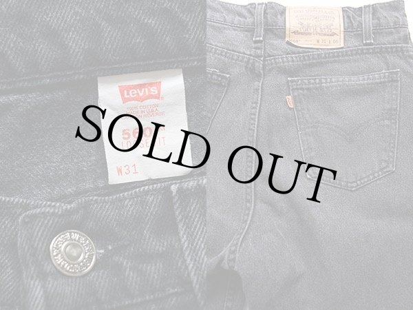 90s USA製 Levi'sリーバイス 560 LOOSE FIT ブラックデニム ショート