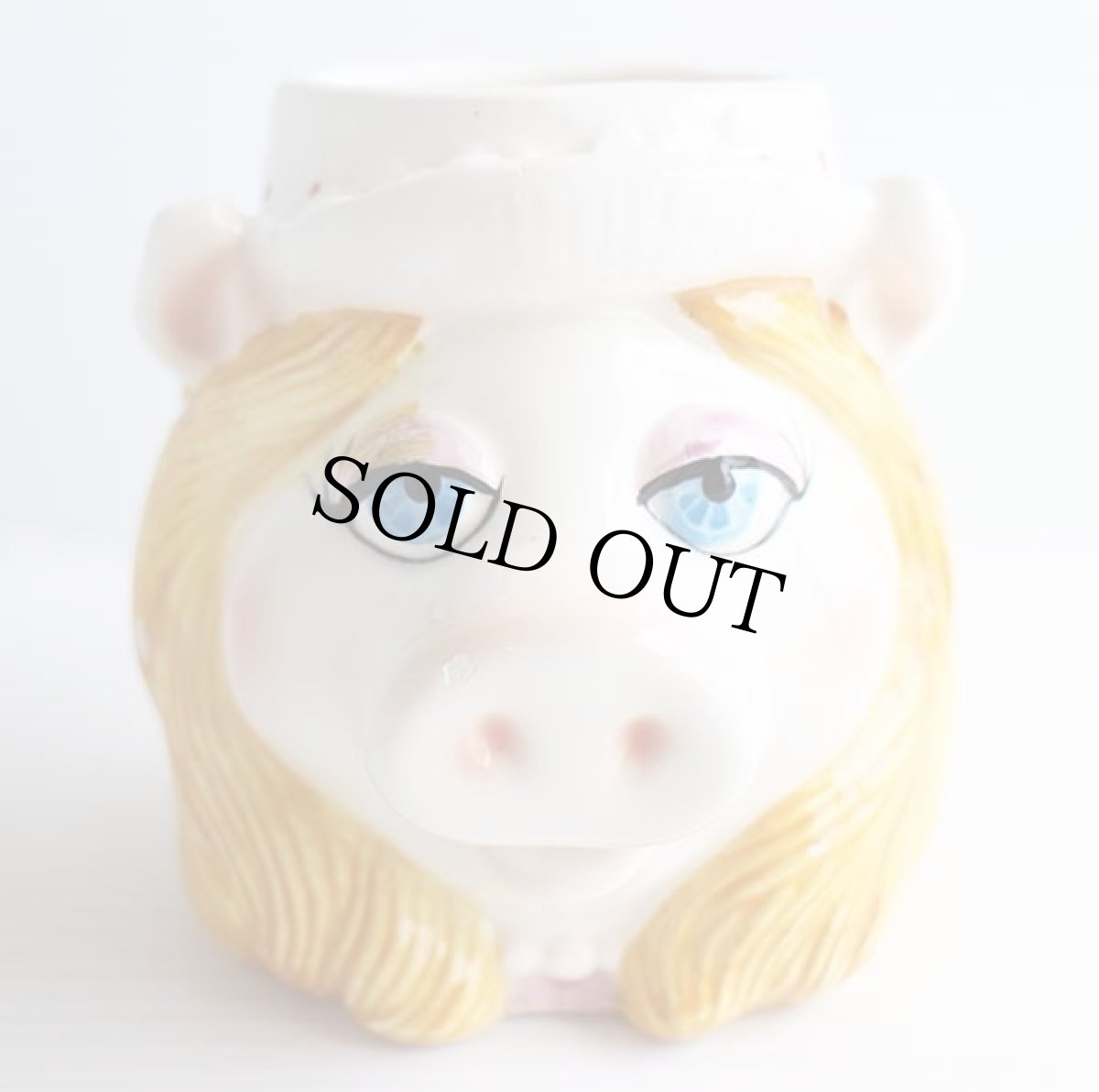 画像2: 80s MISS PIGGY ミスピギー セラミック マグカップ (2)