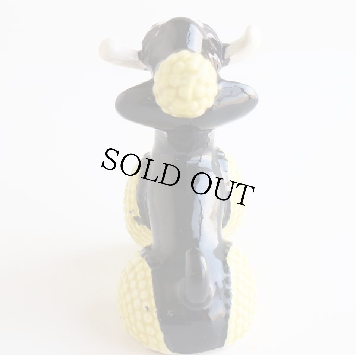 画像3: 50s 日本製 プードル ドッグ セラミック オブジェ (3)