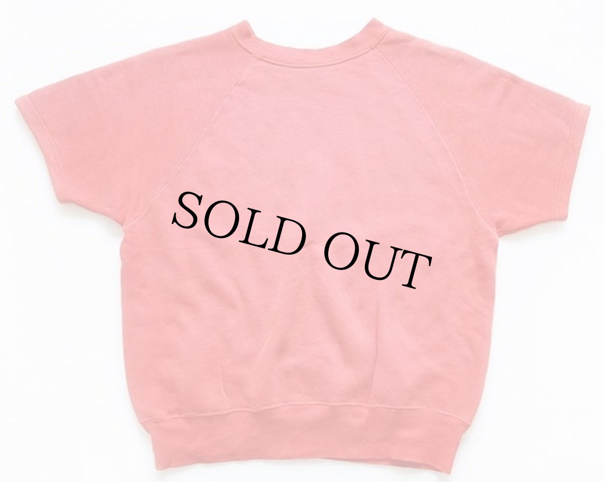 画像2: 60s UNKNOWN 無地 コットン 半袖スウェット 赤★ブランク (2)