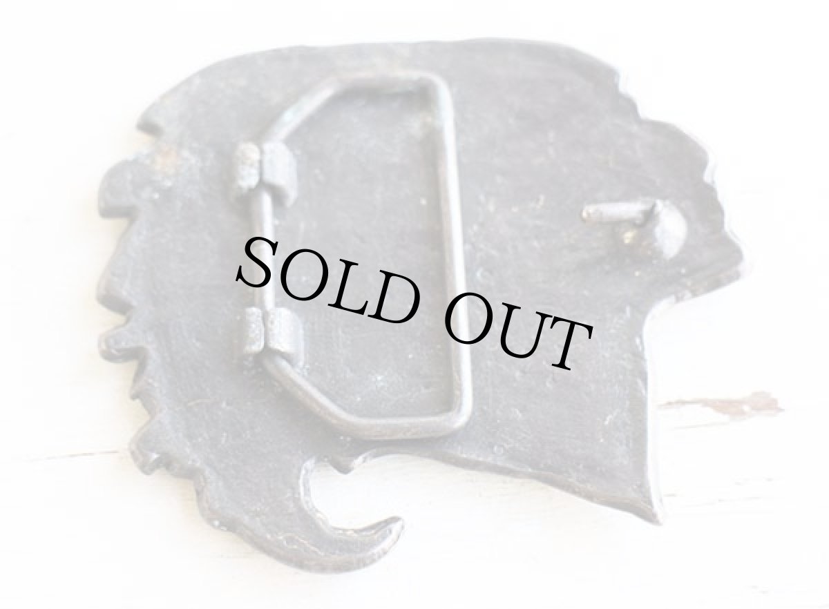 画像2: インディアンヘッド バックル (2)