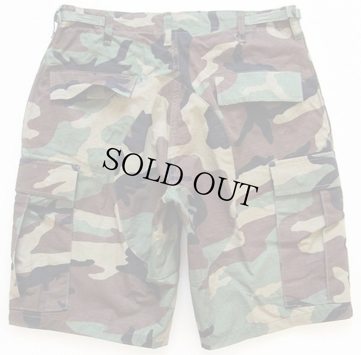 画像2: 00s 米軍 U.S.ARMY ウッドランドカモ カーゴ ショートパンツ カスタム M★G ショーツ (2)