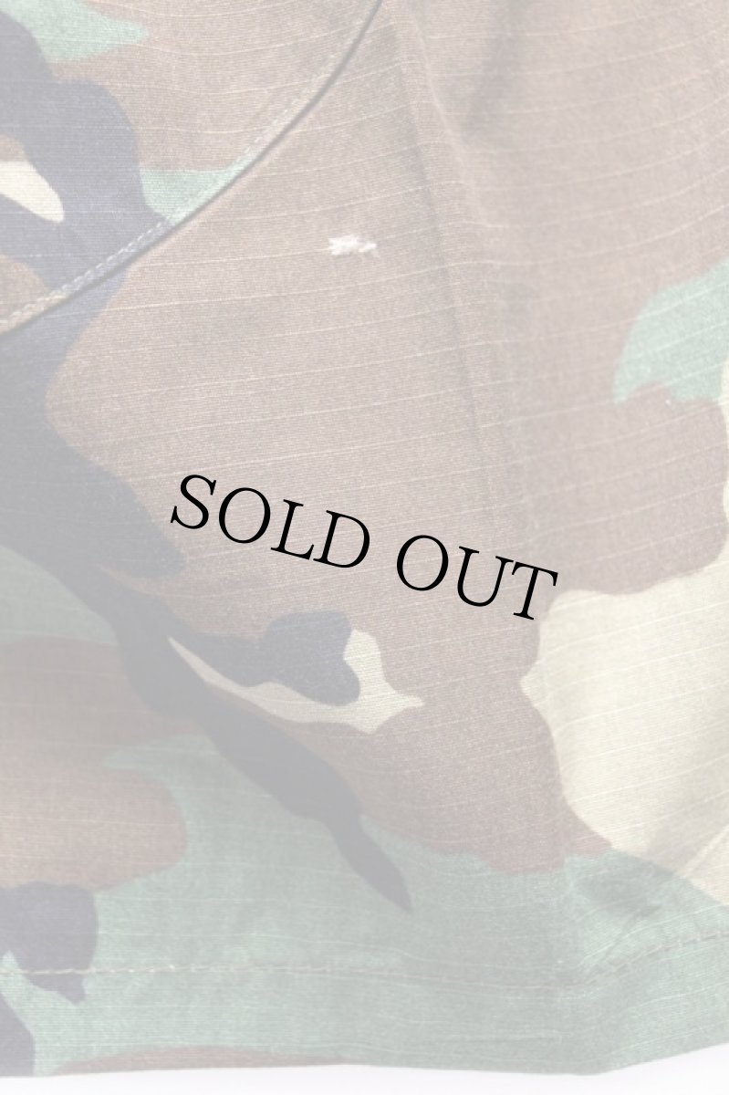 画像4: 90s 米軍 U.S.ARMY ウッドランドカモ カーゴ ショートパンツ カスタム M★ショーツ (4)