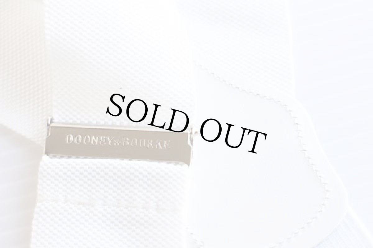 画像3: 英国製 DOONEY&BOURKE 無地 ボタンタブ式 サスペンダー 白★149 (3)