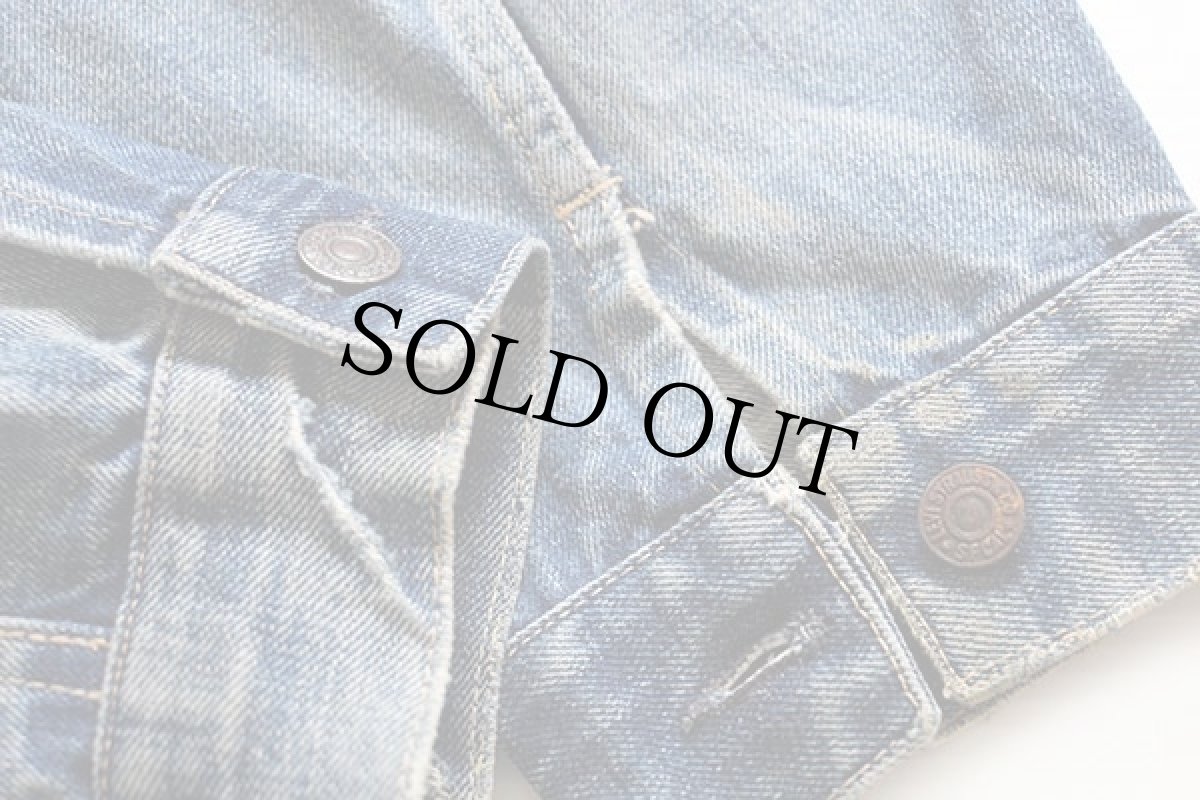 画像10: 60s USA製 LEVI'Sリーバイス 557 70505 BIGE デニムジャケット★3rd サード (10)