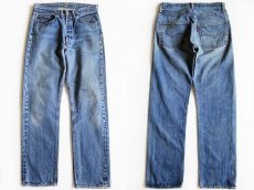 画像1: 70s USA製 Levi'sリーバイス 501 シングル 66前期 デニムパンツ w32 (1)