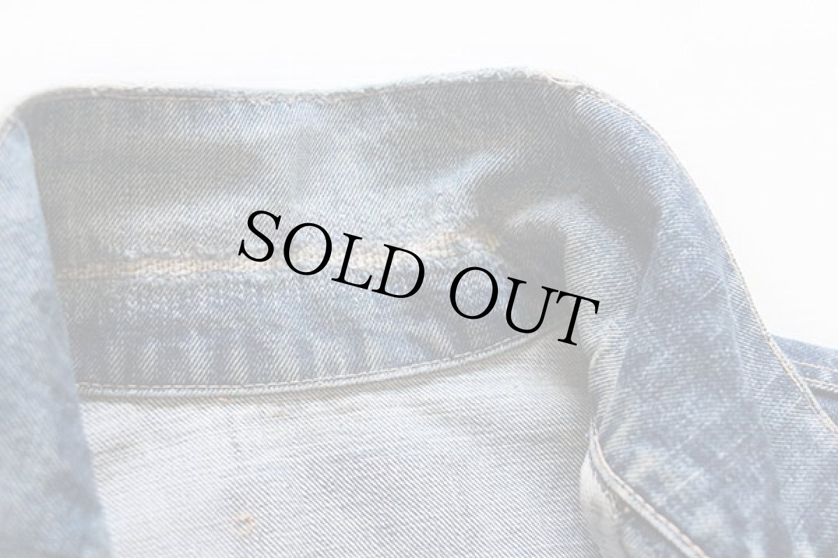 画像7: 60s USA製 LEVI'Sリーバイス 557 70505 BIGE デニムジャケット★3rd サード (7)