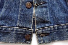 画像6: 60s LEVI'Sリーバイス 557 ハンドペイント デニムジャケット★3rd サード (6)