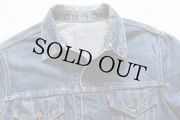 60s USA製 LEVI'Sリーバイス 557 70505 BIGE デニムジャケット☆3rd
