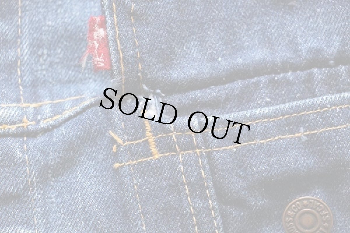 画像4: 60s USA製 LEVI'Sリーバイス 557 70505 BIGE デニムジャケット★3rd サード (4)