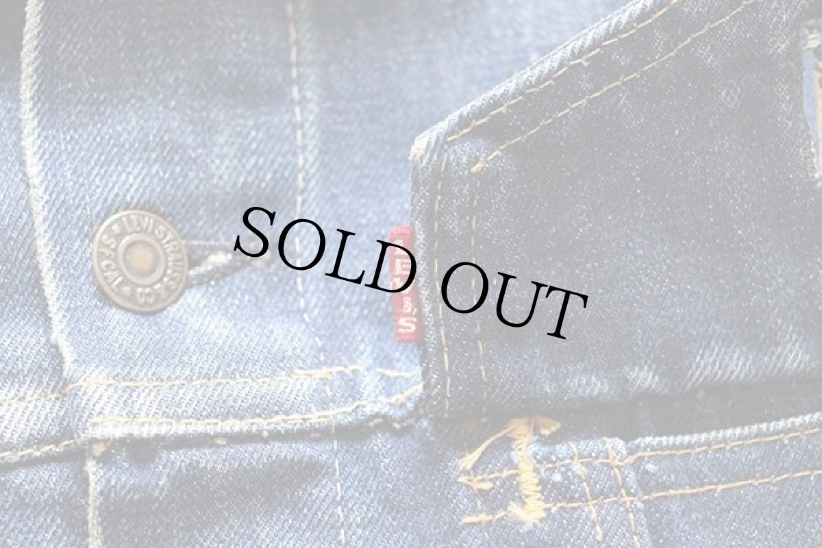 画像4: 60s USA製 LEVI'Sリーバイス 557 ハンドペイント デニムジャケット★3rd サード (4)