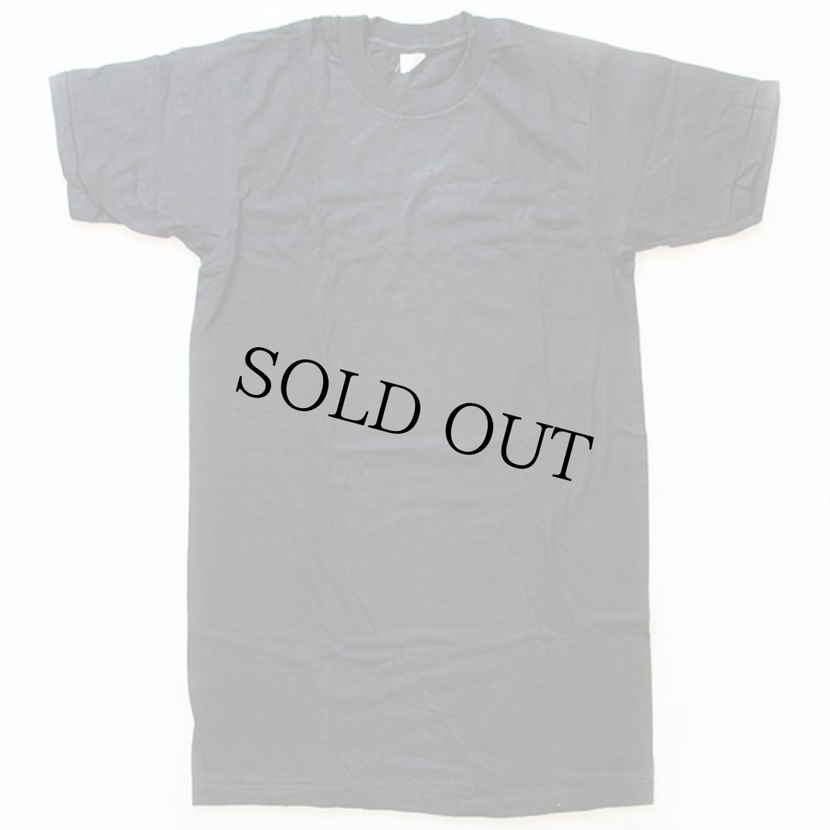 画像2: デッドストック★70s USA製 Union Underwear 無地 コットンTシャツ 黒 L (2)