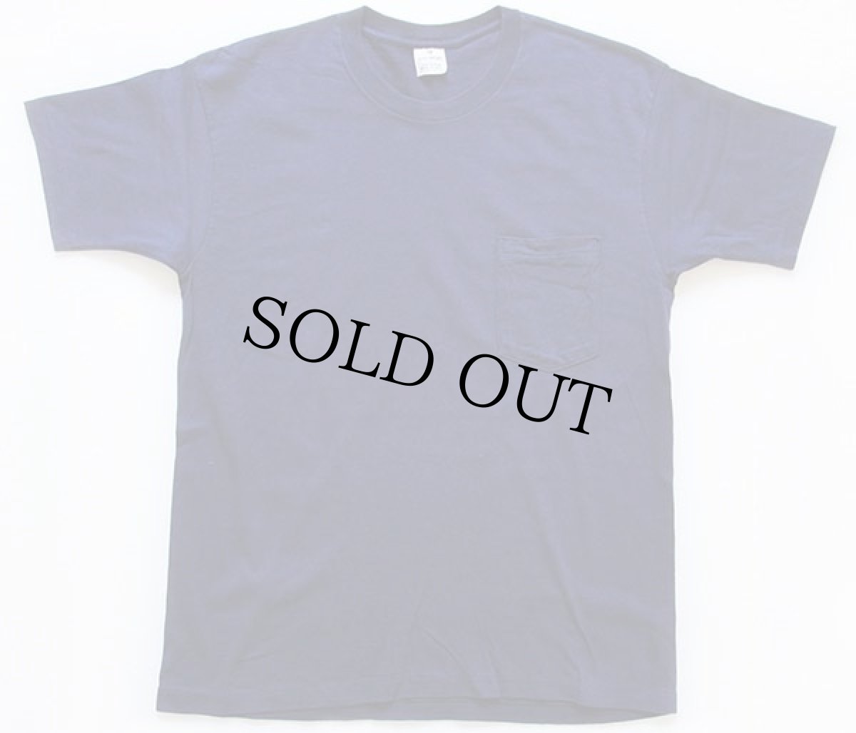 画像2: 80s USA製 GAP SPORT ギャップ 無地 コットン ポケットTシャツ 紺 M (2)