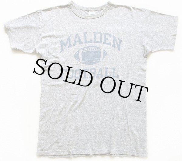 80s USA製 Championチャンピオン MALDEN FOOTBALL 染み込み