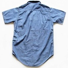 画像2: 70s JCPenney BIGMACビッグマック 半袖 コットン シャンブレーシャツ (2)