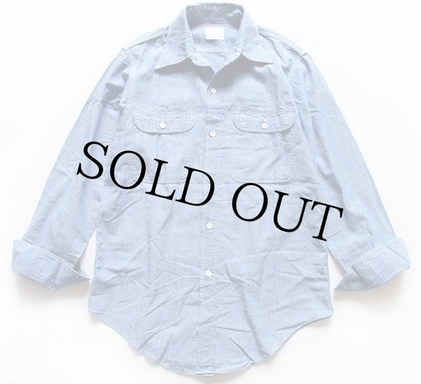 70s JCPenney BIGMACビッグマック コットン シャンブレーシャツ