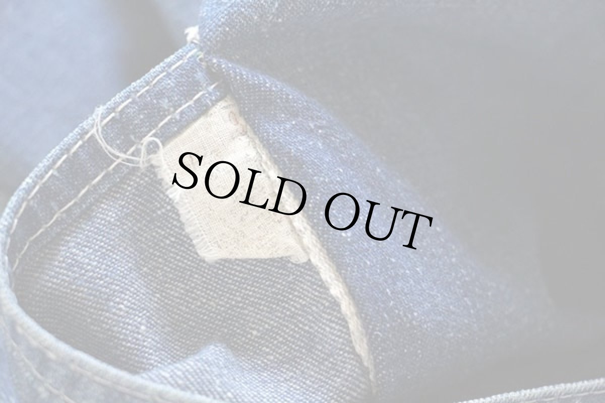 画像7: 50s OSHKOSH B'GOSH リメイク インディゴ デニム ペインターパンツ w42 (7)