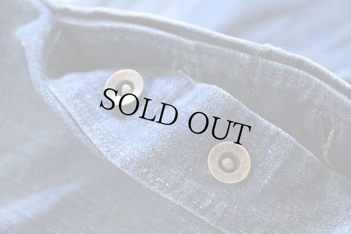 画像8: 50s OSHKOSH B'GOSH リメイク インディゴ デニム ペインターパンツ w42 (8)