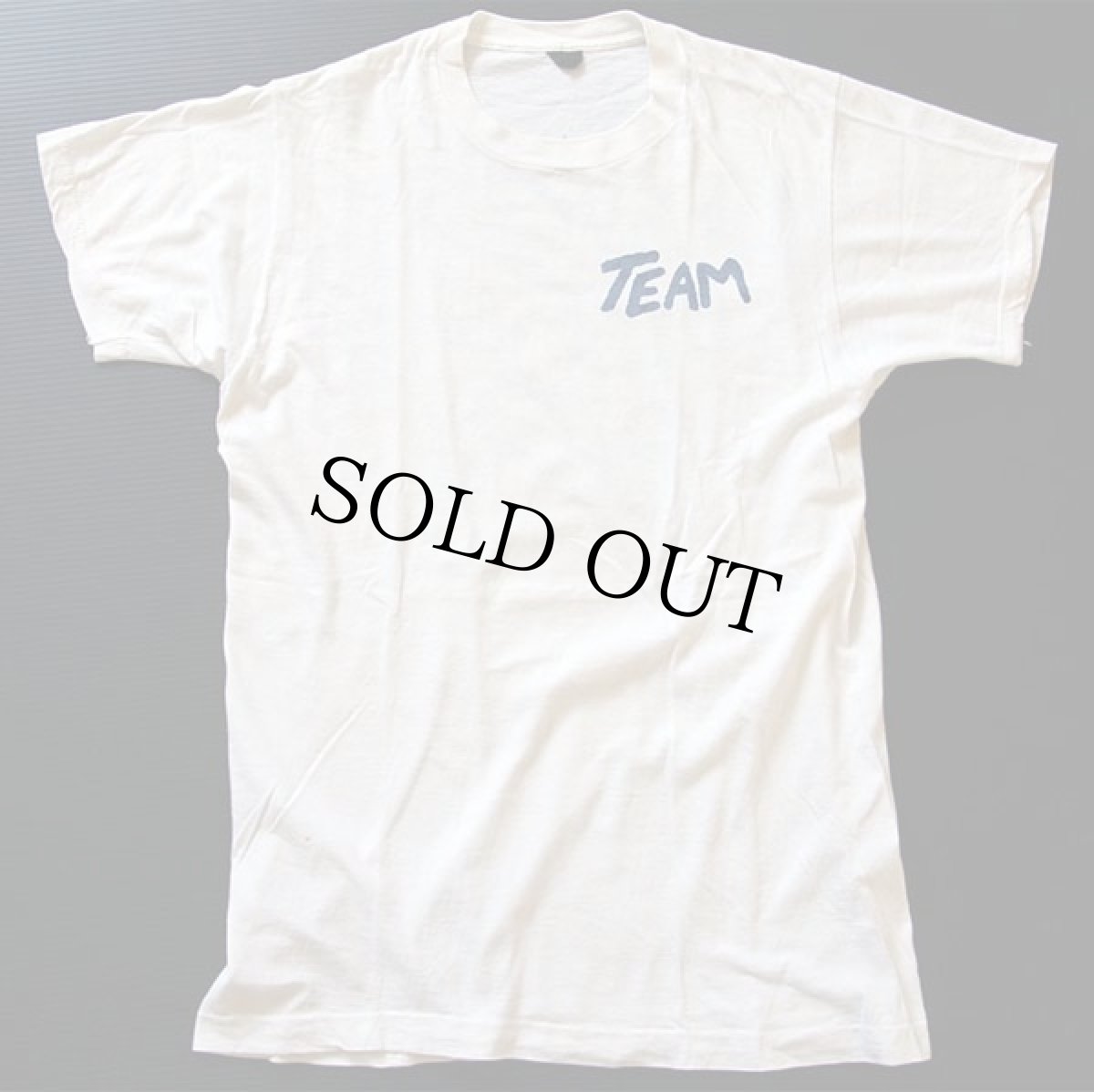 画像4: 80s USA製 BVD DAVE'S SURF-N-SKATE 染み込みプリント コットンTシャツ 白 L (4)