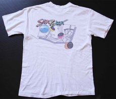 画像2: 80s USA製 MR.ZOGS SEX WAXセックスワックス コットンTシャツ 白 L (2)