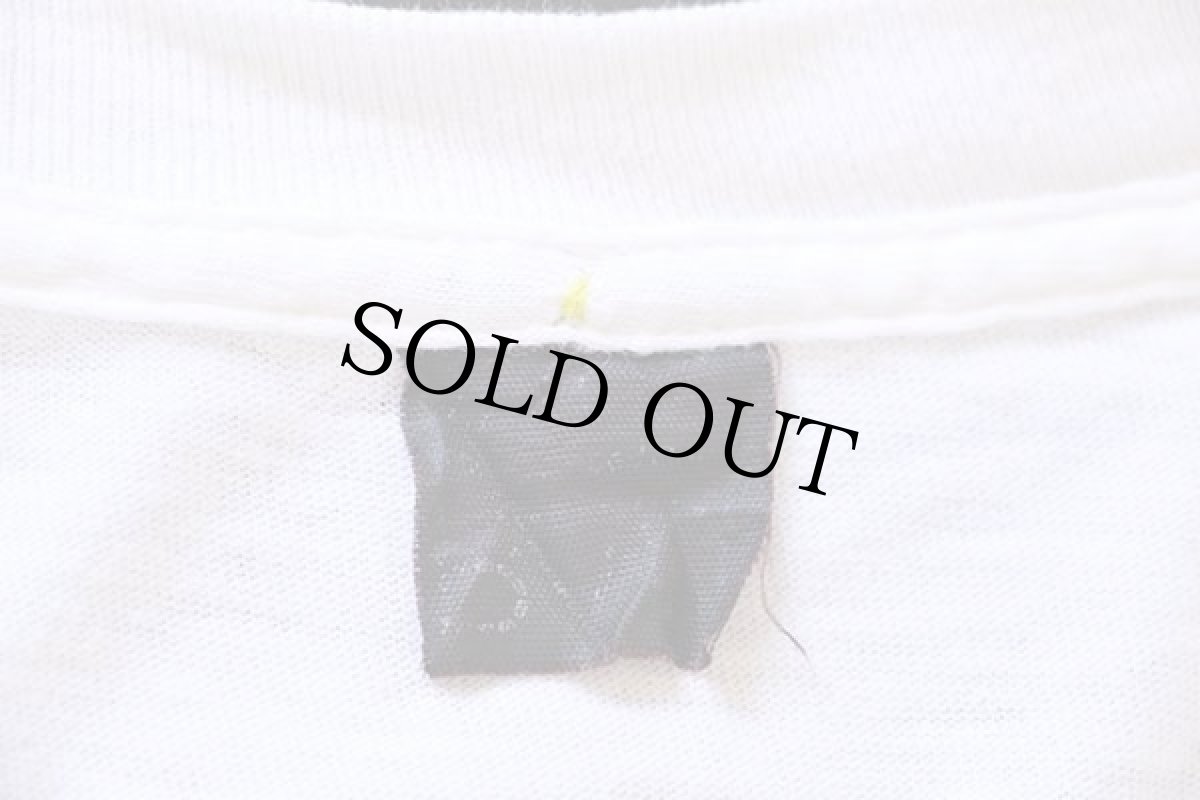 画像5: 80s USA製 BVD DAVE'S SURF-N-SKATE 染み込みプリント コットンTシャツ 白 L (5)