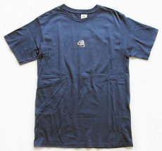画像1: USA製 patagoniaパタゴニア Beneficial T's バウンドザワールド オーガニックコットン Tシャツ 紺 S (1)