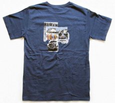 画像2: USA製 patagoniaパタゴニア Beneficial T's バウンドザワールド オーガニックコットン Tシャツ 紺 S (2)