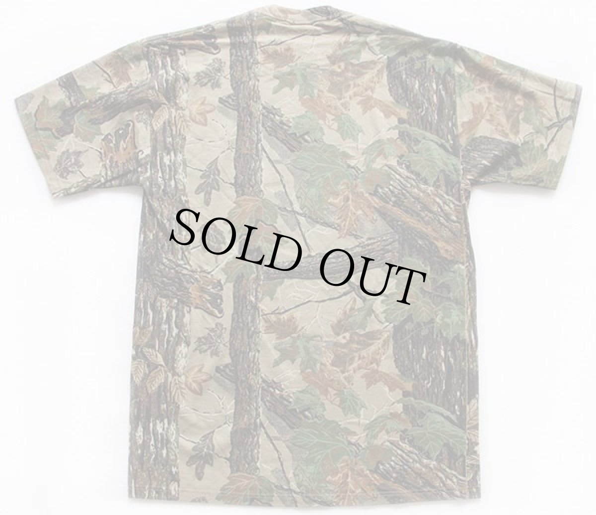 画像2: デッドストック★USA製 JERZEES Outdoors リアルツリーカモ コットンTシャツ M (2)